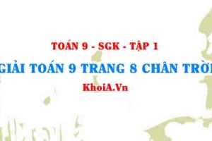 Giải Toán 9 trang 8 Chân trời sáng tạo Tập 1